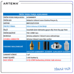 A2584040YP ARTEMA Stop valf uzatma sarı İç - Görsel 3