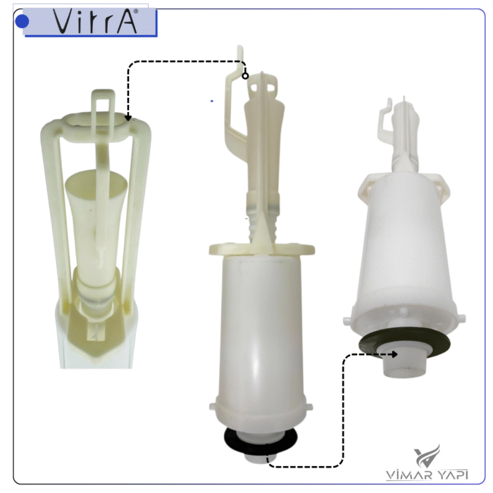 GÜNCEL TASARIM (1100 x 1100 piksel) (18) 426062YP Boşaltma Mekanizması Flush Valve (Eski Seri) - Görsel 2