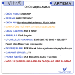 426062YP Boşaltma Mekanizması Flush Valve (Eski Seri) - Görsel 4