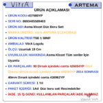 437580YP Asma Klozet Düz Boru Seti - Görsel 5