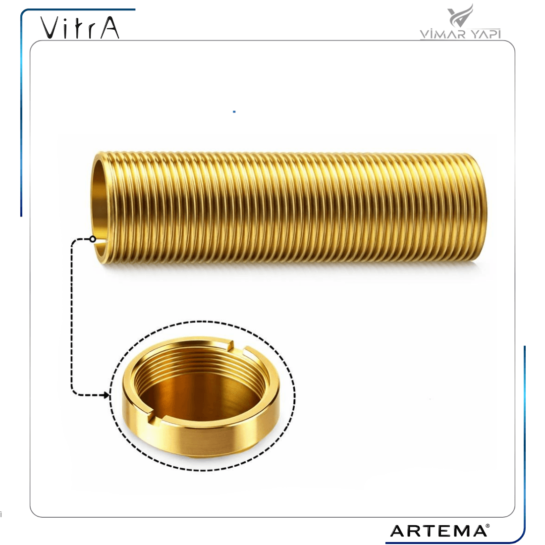 A2584140YP Ankastre Taharet Vana Uzatması Dış