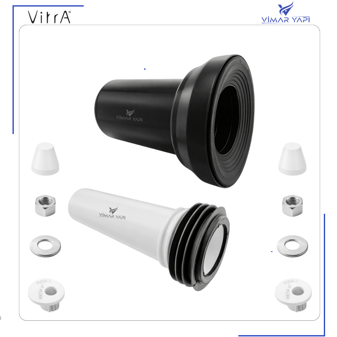 437580YP Asma Klozet Düz Boru Seti