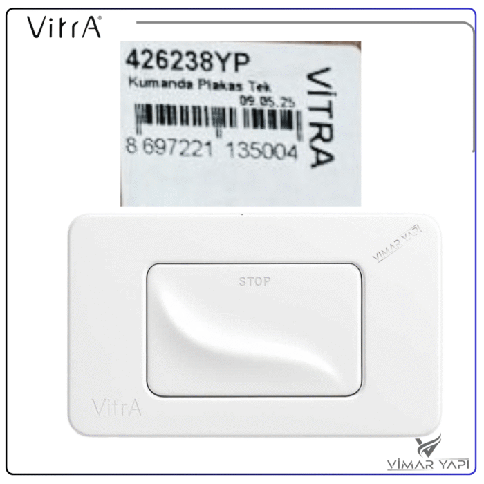 426238YP2 426238YP VitrA Kumanda Panel Beyaz Ön Kısım - Görsel 3