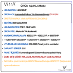 426238YP VitrA Kumanda Panel Beyaz Ön Kısım - Görsel 6