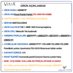426880YP VitrA Kumanda Paneli Ön Kısım Parlak Beyaz - Görsel 7