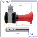 316564YP1TE VitrA Yeni Seri Asma Klozet Montaj Seti - Görsel 2