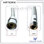 A3231801YP ARTEMA Gr.Spiral L=1500 Pull Out Eviye - Görsel 2
