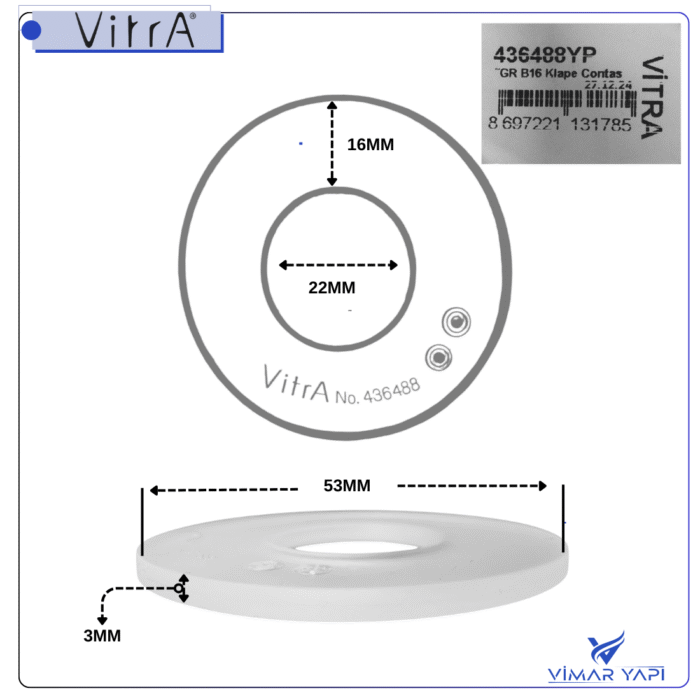 436488YP Boşaltma Grubu Contası (436317 436868) - Görsel 3