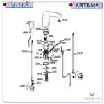 A24822YP Fotoselli Lavabo  Bat Selenoid valf A:K Eski Seri - Görsel 2
