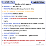 A3279001YP Minimax S Batarya Kumanda Kolu - Görsel 6