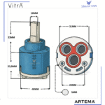 A22306YP Kartuş Düz-Kerox K 40 A Hws - - Görsel 2