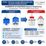 A25243YP Yerine A20800YP-Kerox Üstten O-Ringli Ayaklı Kartuş Ø35 - Görsel 3