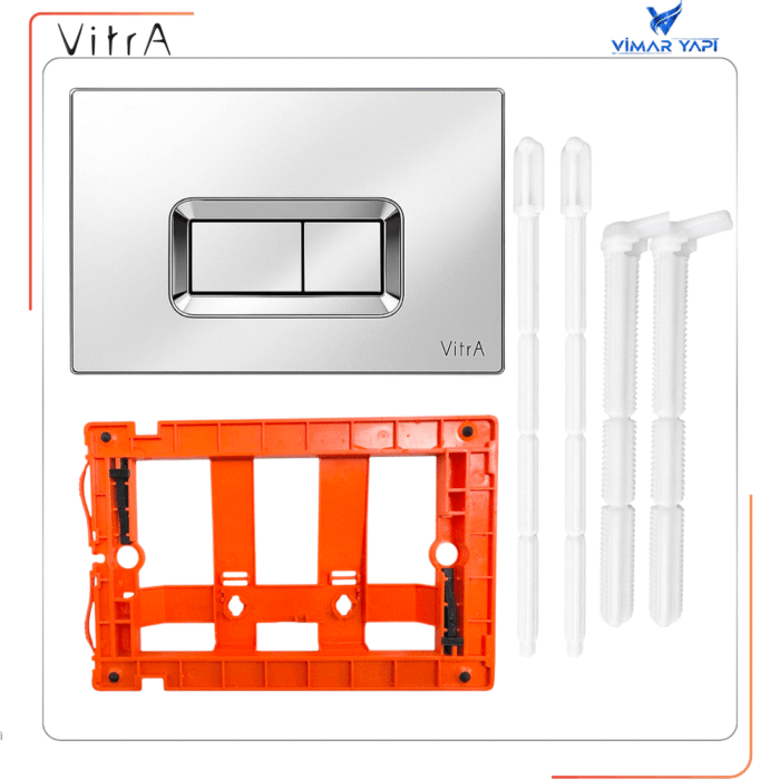 740-0680GR Kumanda Paneli Parlak Krom - Görsel 2