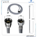 A3343001YP Eviye Bataryası Spiral 150 Cm M15 G1/2 (PEX) - Görsel 2