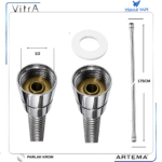 A3640401YP Duş Spiral G1/2 L=175 Cm - Görsel 3