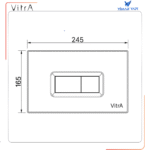 740-0680GR Kumanda Paneli Parlak Krom - Görsel 5