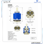 A25653YP 40mm Ayaklı Kartuş-Kerox Kn40B Hws 1 Step - Görsel 3