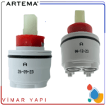 A25243YP Yerine A20800YP-Kerox Üstten O-Ringli Ayaklı Kartuş Ø35 - Görsel 3