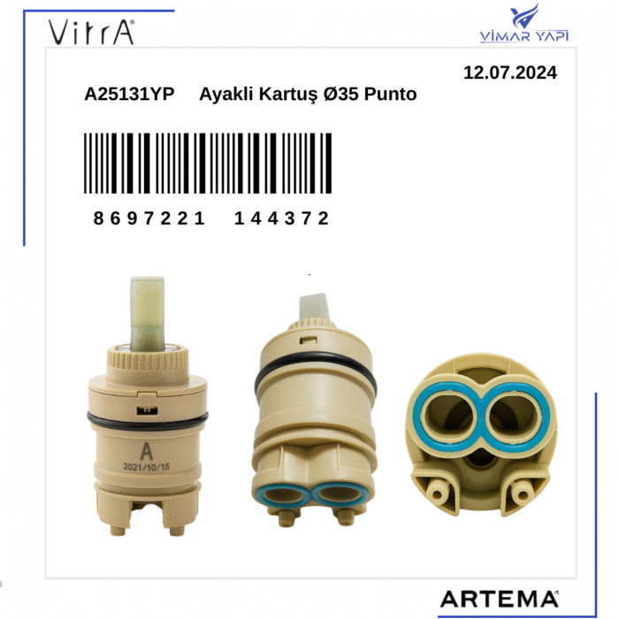 A25131YP Ayakli Kartuş Ø35 Punto - Görsel 3