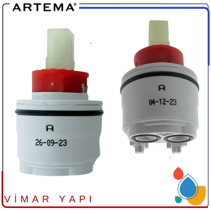 GÜNCEL TASARIM (1100 x 1100 piksel) A25243YP Yerine A20800YP-Kerox Üstten O-Ringli Ayaklı Kartuş Ø35 - Görsel 3