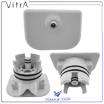 325230YP1TE  VitrA Rim-ex Taharet Rozet Seti - Görsel 6