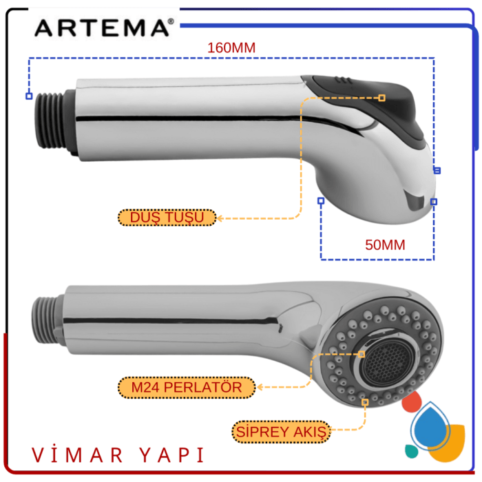 GÜNCEL TASARIM (1100 x 1100 piksel) (2) A2294101YP  El Duş Başlığı Roxy - Görsel 6