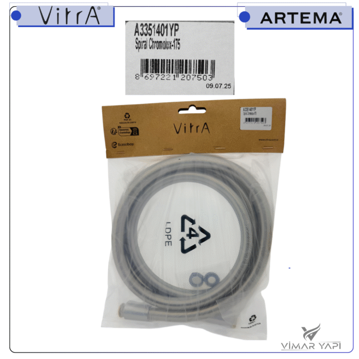 A3351401YP Duş Spiral Chromolux-175 Cm (ACS) - Görsel 4