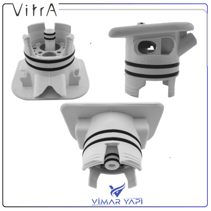 325230YP1TE  VitrA Rim-ex Taharet Rozet Seti - Görsel 4