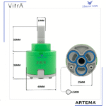 A25135YP Kartuş 3 Yollu Yönlendirici - Görsel 2