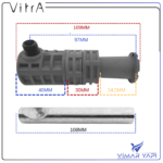 310891YP1TE VitrA Asma Klozet Kolay Montaj Seti 105mm - Görsel 2