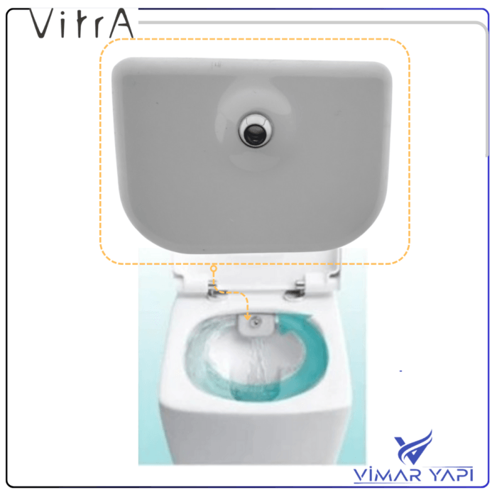 325230YP1TE  VitrA Rim-ex Taharet Rozet Seti - Görsel 3