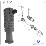 310891YP1TE VitrA Asma Klozet Kolay Montaj Seti 105mm - Görsel 5