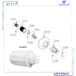 A33420YP  Ankastre Taharet Stop Valf Adaptörü - Görsel 6