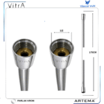 A3351401YP Duş Spiral Chromolux 175 Cm (ACS) - Görsel 4