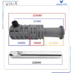 310891YP1TE Asma Klozet Kolay Montaj Seti 105mm - Görsel 2
