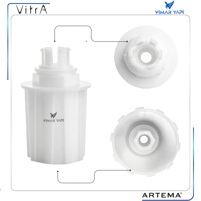 A33420YP  Ankastre Taharet Stop Valf Adaptörü - Görsel 7