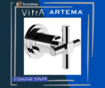 Artema Juno A41451 Ankastre Stop Valf, Sıva Üstü, Krom