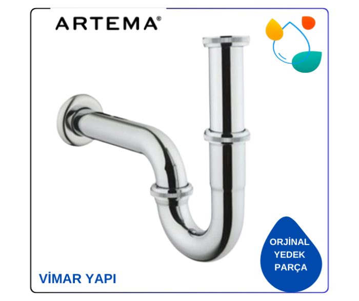 new product (Facebook Post) (Facebook Gönderisi) (48) A45117 Lavabo / Lavabo Sifonu, P Tipi, Krom - Görsel 1