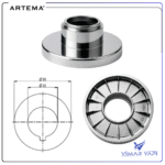 A2451301YP  Artema Rozet Ankastre Stop Valf - Görsel 2
