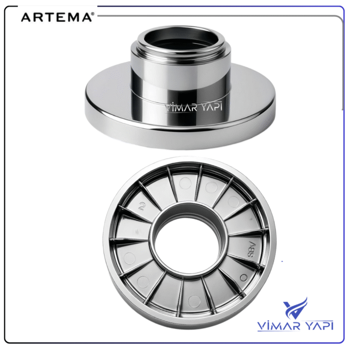 A2451301YP  Artema Rozet Ankastre Stop Valf - Görsel 1