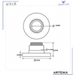 A2451301YP Ankastre Taharet Vana Rozet - Görsel 2