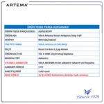 A2451301YP  Artema Rozet Ankastre Stop Valf - Görsel 3