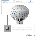 A3348001YP  3 Fonksiyonlu El Duşu - Görsel 5