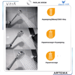 A3348001YP  3 Fonksiyonlu El Duşu - Görsel 2