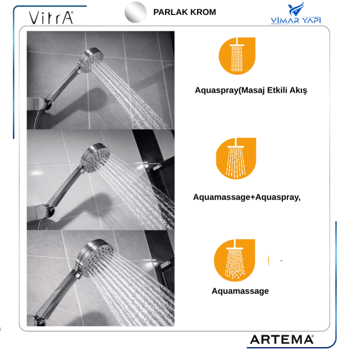 A3348001YP  3 Fonksiyonlu El Duşu - Görsel 2