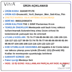 316045YP1TE Örumcekli_Yerli_Damper_Men_Seti-Kisa_Pim - Görsel 3