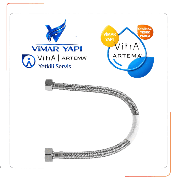 426187YP VitrA- 1/2"x3/8" Çelik Örgülü Flex hortum 40cm - Görsel 7