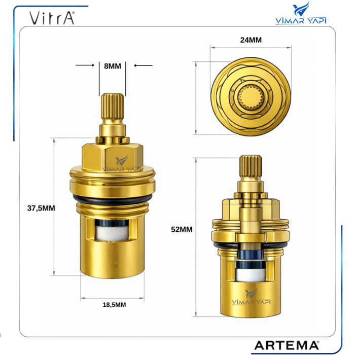 A31328YP ARTEMA-Salmastra 90D/Sola Kapa (5515) - Görsel 3