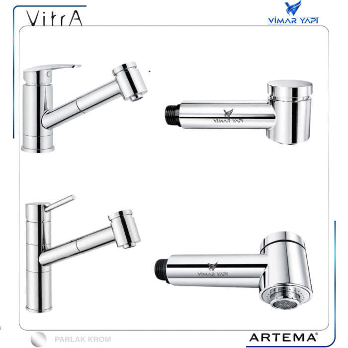 A3330001YP El Duşu Pull Down (A42147 Uyumlu) - Görsel 2