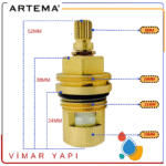 A31327YP Gr.Salmastra-90D/Sağa Kapa - Görsel 2